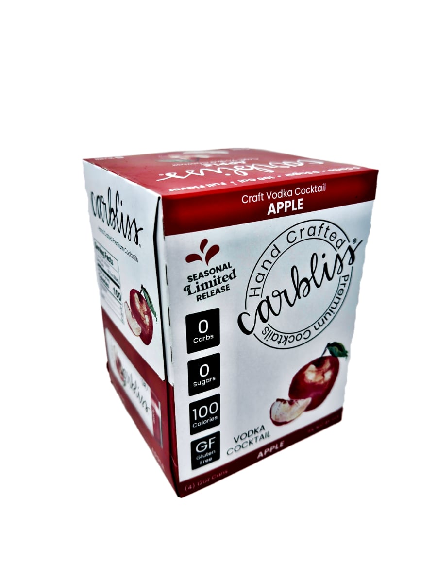 CARBLISS APPLE 4 PACK CAN
