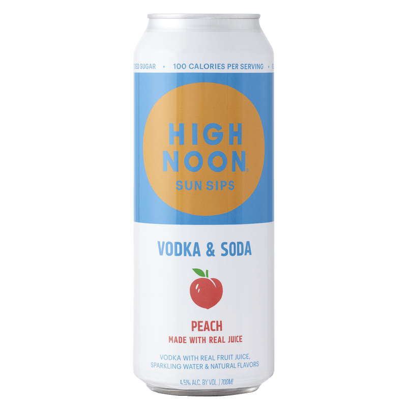 HIGH NOON 4PKC PEACH 12OZ