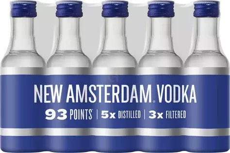 NEW AMSTERDAM VODKA 10PK (50ML)